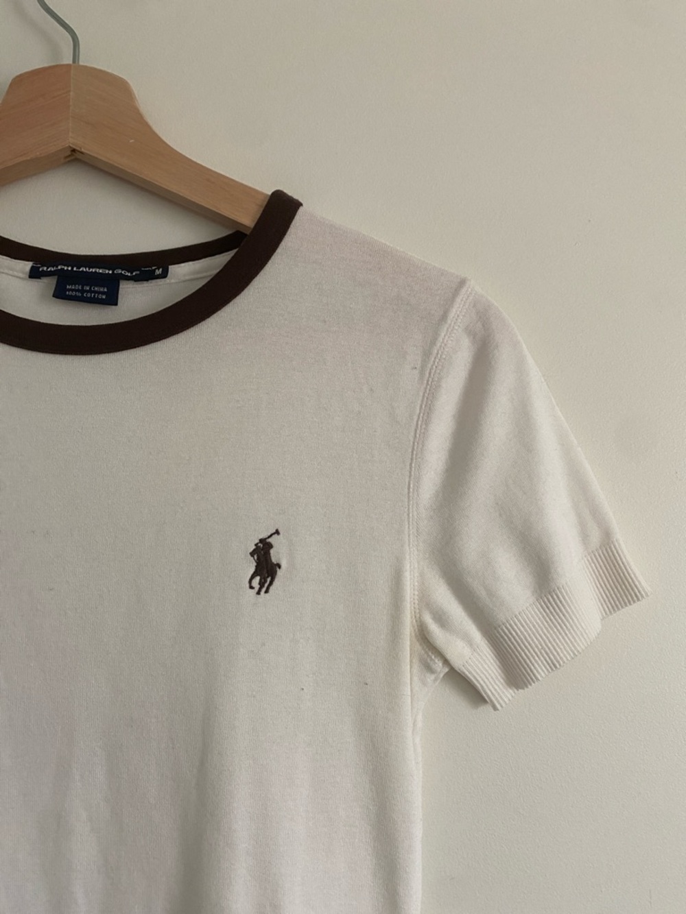 Ralph Lauren Golf | Fitted Ringer Tee | Cotton | S/M - Picture 4 of 6